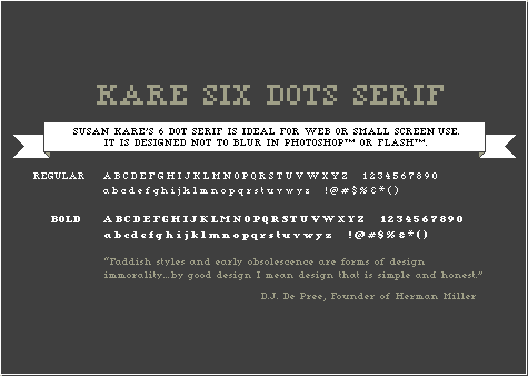 KareSixDotsSerif